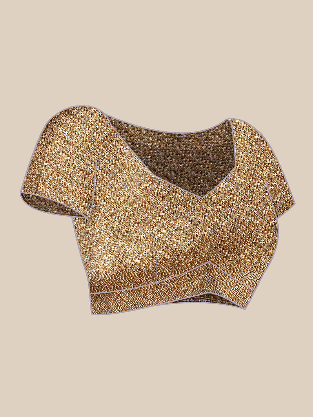 Tissue Silk Zari Woven Ready To Wear Saree