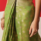 Semi Kanjivaram Tissue Silk Gold Zari Woven Ready to Wear Saree