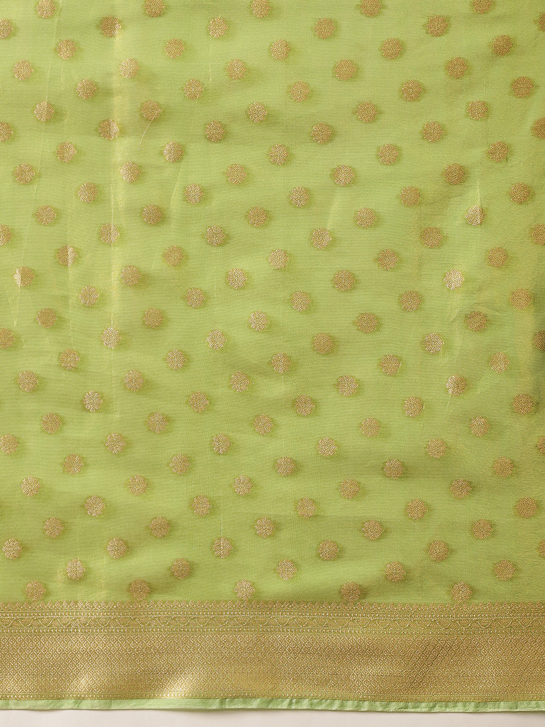 Semi Kanjivaram Tissue Silk Gold Zari Woven Ready to Wear Saree