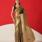 Semi Kanjivaram Tissue Silk Gold Zari Woven Ready to Wear Saree