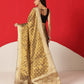 Semi Kanjivaram Tissue Silk Gold Zari Woven Ready to Wear Saree