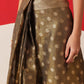 Semi Kanjivaram Tissue Silk Gold Zari Woven Ready to Wear Saree