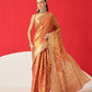 Semi Kanjivaram Tissue Silk Gold Zari Woven Ready to Wear Saree