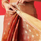 Semi Kanjivaram Tissue Silk Gold Zari Woven Ready to Wear Saree
