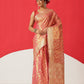 Semi Kanjivaram Tissue Silk Gold Zari Woven Ready to Wear Saree