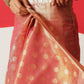 Semi Kanjivaram Tissue Silk Gold Zari Woven Ready to Wear Saree