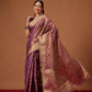 Semi Kanjivaram Tissue Silk Gold Zari Woven Ready to Wear Saree