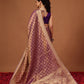 Semi Kanjivaram Tissue Silk Gold Zari Woven Ready to Wear Saree