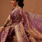 Semi Kanjivaram Tissue Silk Gold Zari Woven Ready to Wear Saree