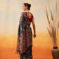 Floral Cotton Ready to Wear Printed Saree