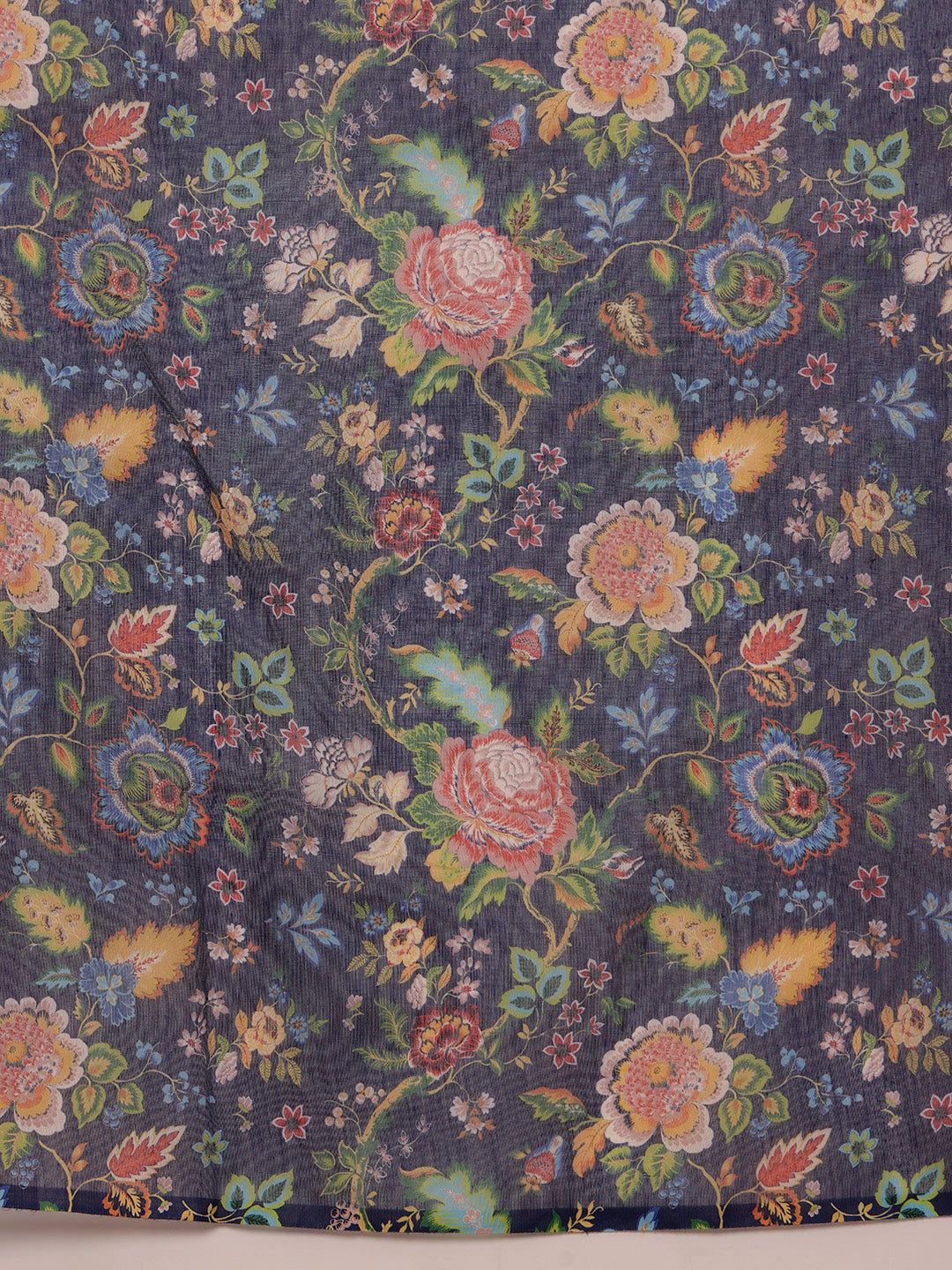 Floral Cotton Ready to Wear Printed Saree