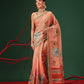 Floral Printed Chanderi Ready to Wear Saree