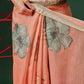 Floral Printed Chanderi Ready to Wear Saree