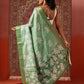 Floral Printed Kotha Silk Ready to Wear Saree With Zari Border