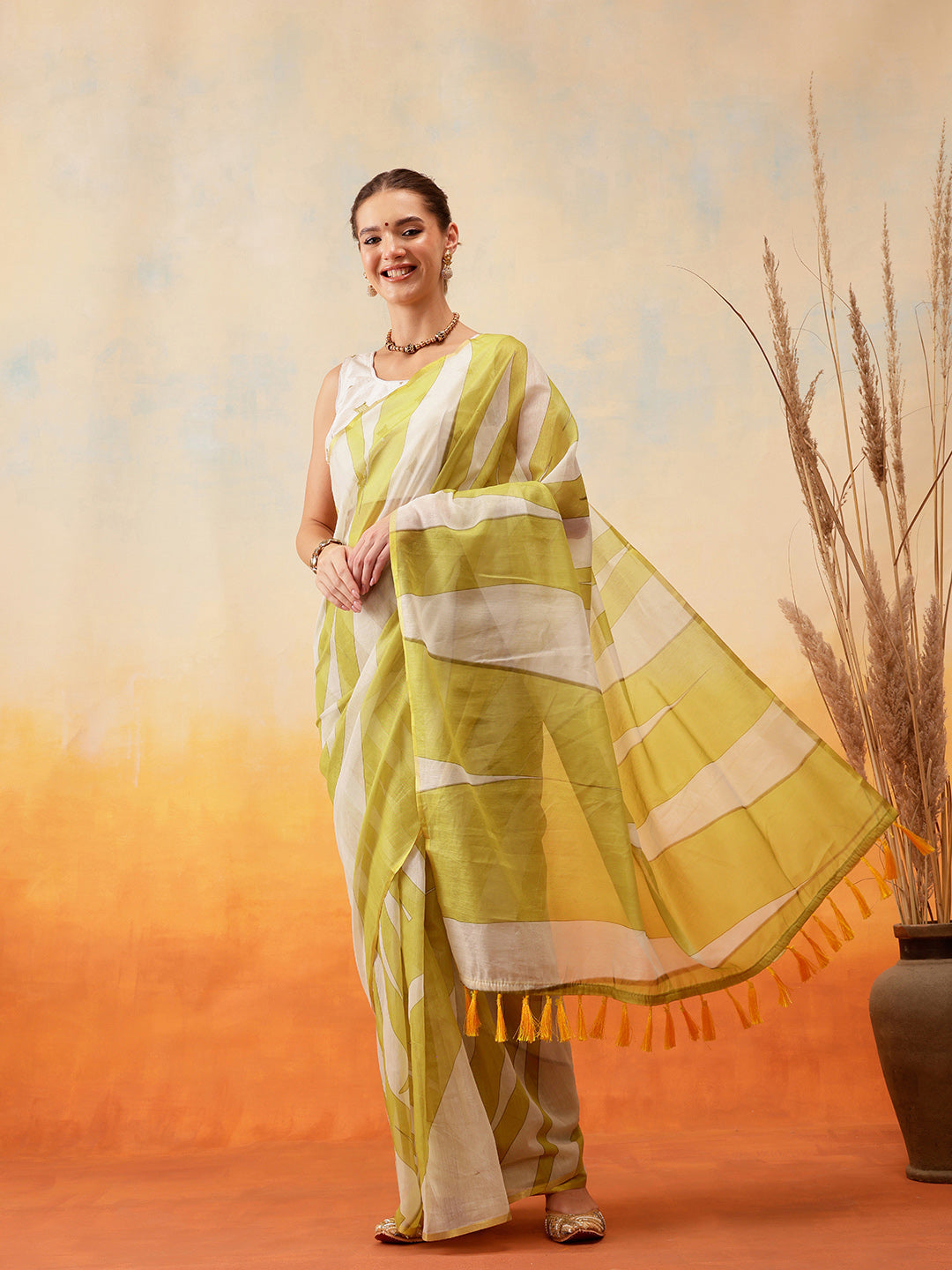 Laheriya Printed Ready to Wear Saree