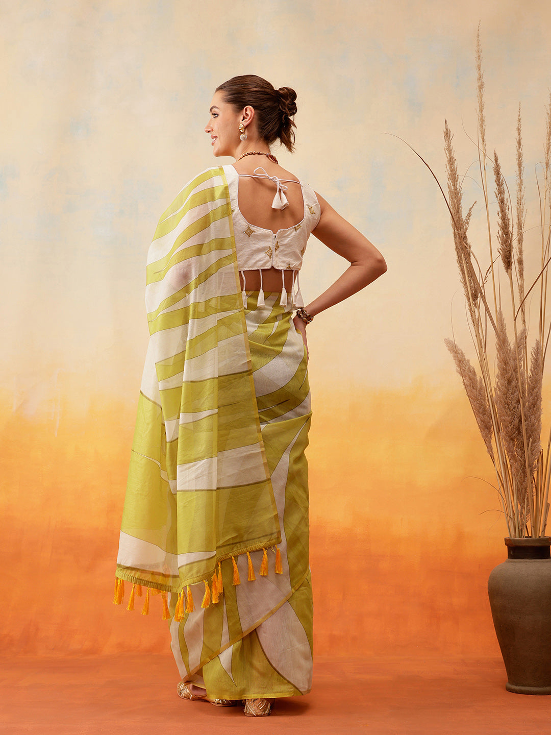 Laheriya Printed Ready to Wear Saree