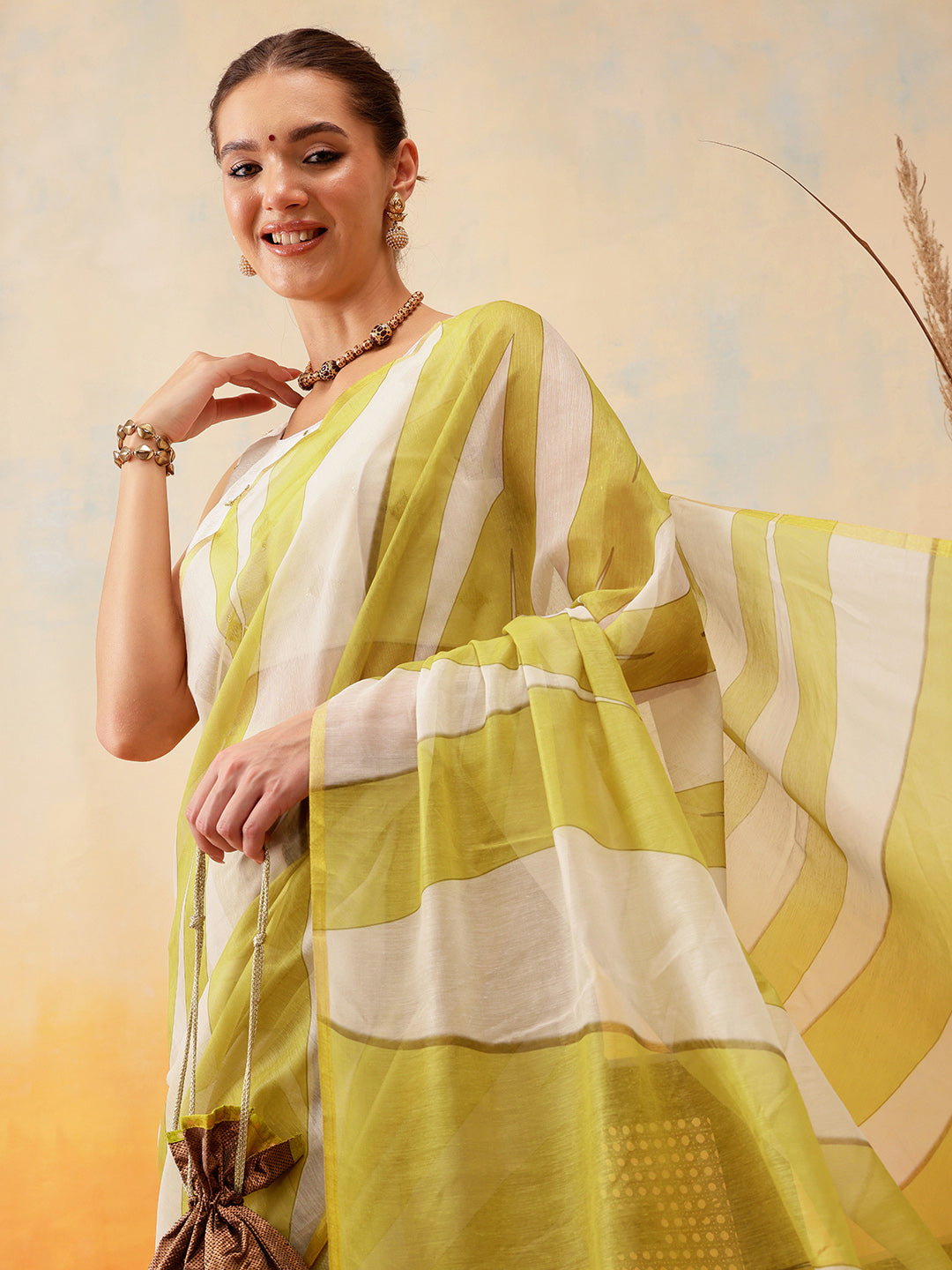 Laheriya Printed Ready to Wear Saree