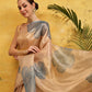 Women's Printed Muga Zari Tissue Silk Saree