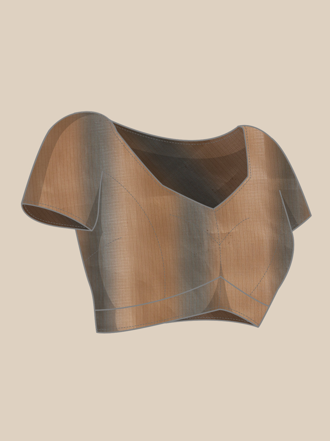 Women's Printed Muga Zari Tissue Silk Saree