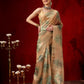 Women's Cotton Silk Floral Printed Ready to Wear Saree