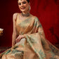 Women's Cotton Silk Floral Printed Ready to Wear Saree