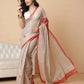 Women's Digital Printed Munga Zari Tissue Silk Ready to Wear Saree