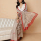 Women's Digital Printed Munga Zari Tissue Silk Ready to Wear Saree