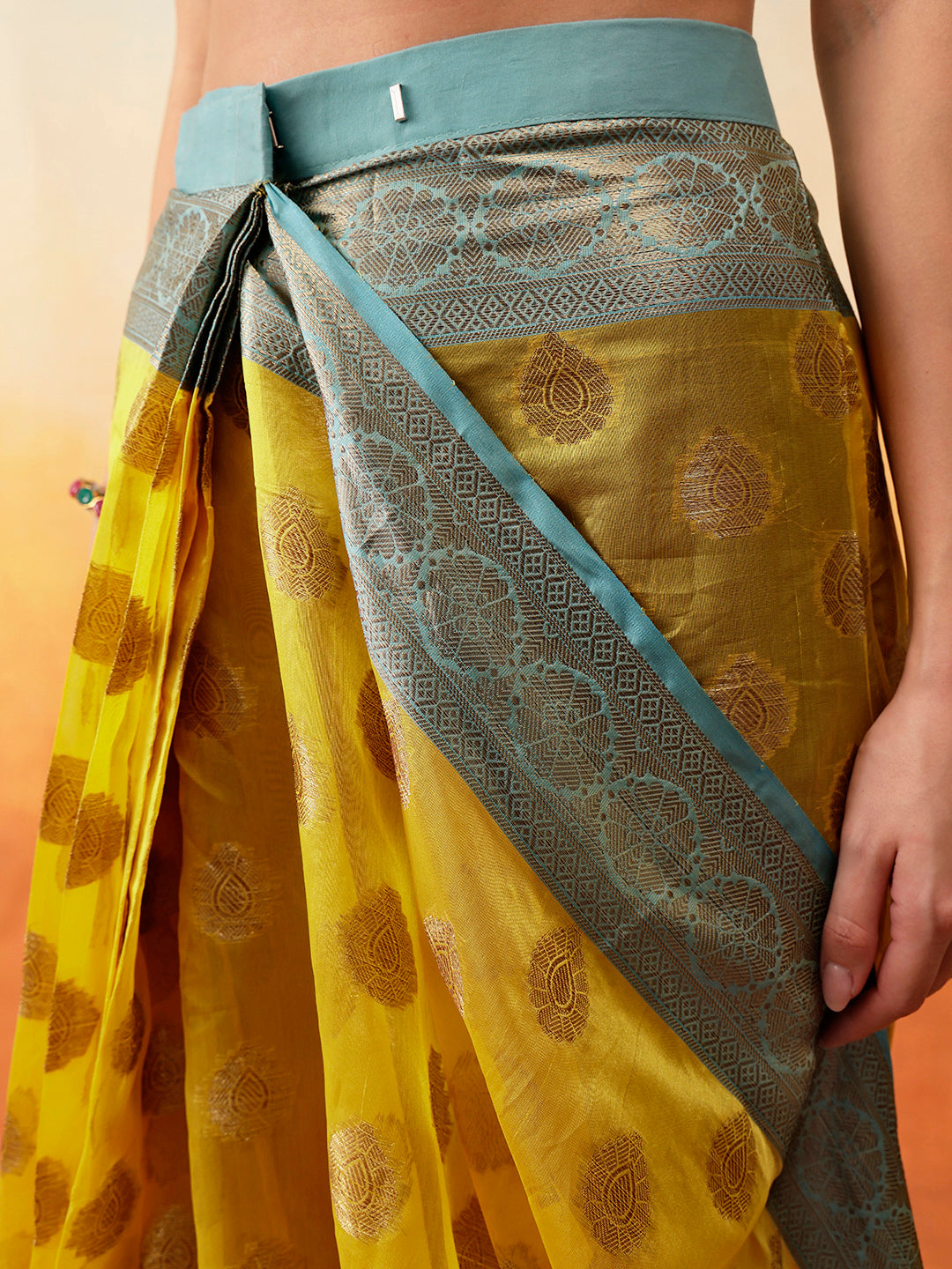Banarasi Silk Zari Woven Ready to Wear Saree