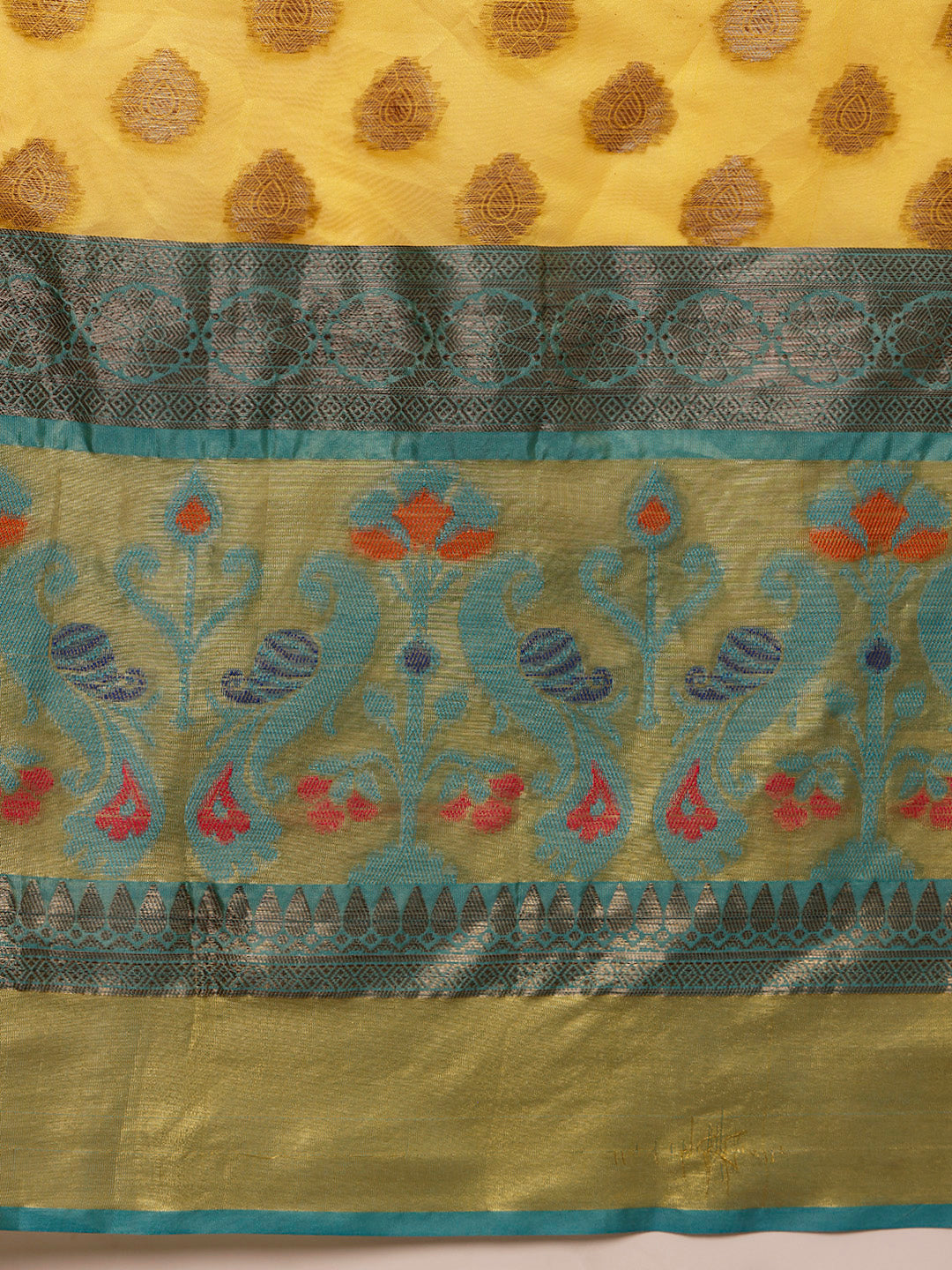 Banarasi Silk Zari Woven Ready to Wear Saree