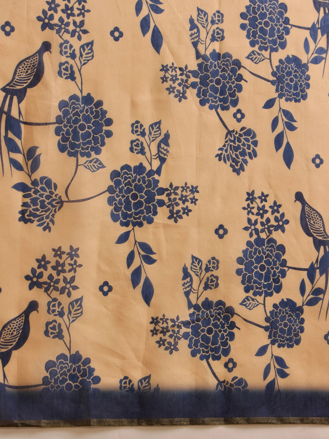 Women's Cotton Silk Digital Printed Ready to Wear Saree