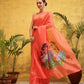 Women's Cotton Silk Digital Printed Ready to Wear Saree