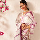Chanderi Tie And Dye Digital Printed Ready to Wear Saree