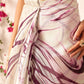 Chanderi Tie And Dye Digital Printed Ready to Wear Saree