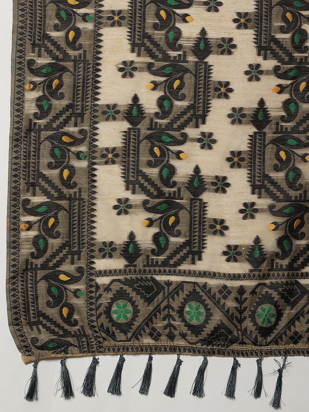 Cotton Jamdani Ready To Wear Saree