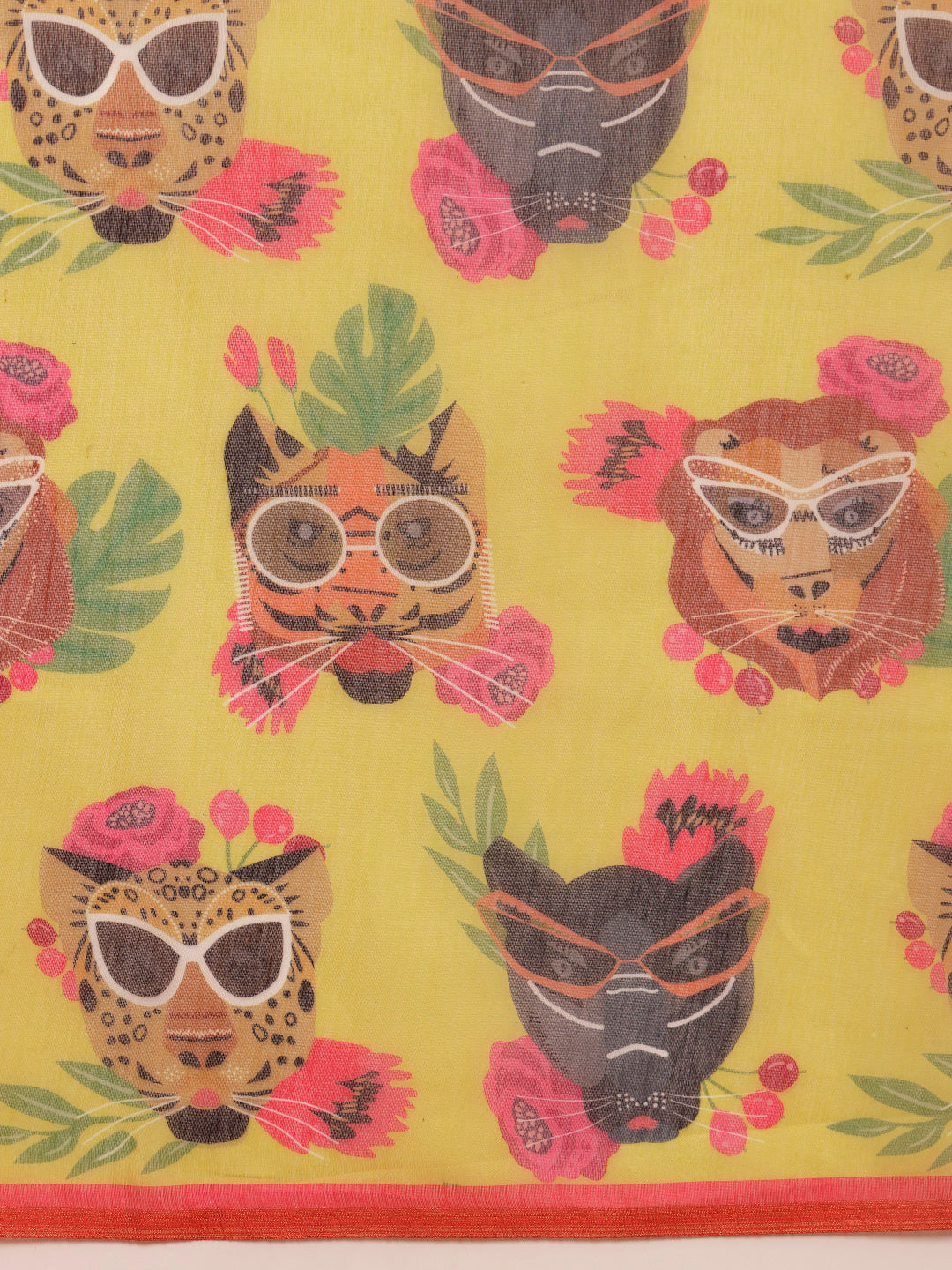 Printed Chanderi Cotton Ready to Wear Saree