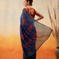 Printed Chanderi Cotton Ready to Wear Saree