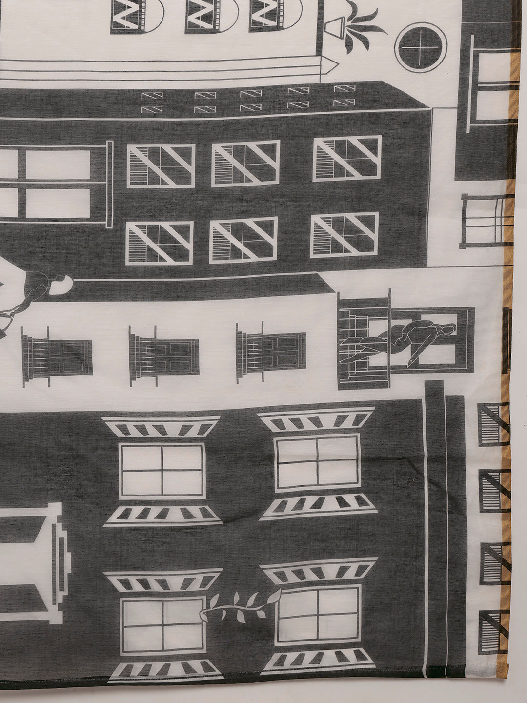 Printed Chanderi Cotton Ready to Wear Saree