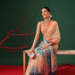 Tie-Die Printed Organza Ready to Wear Saree