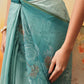 Floral Printed Chanderi Organza Ready to Wear Saree