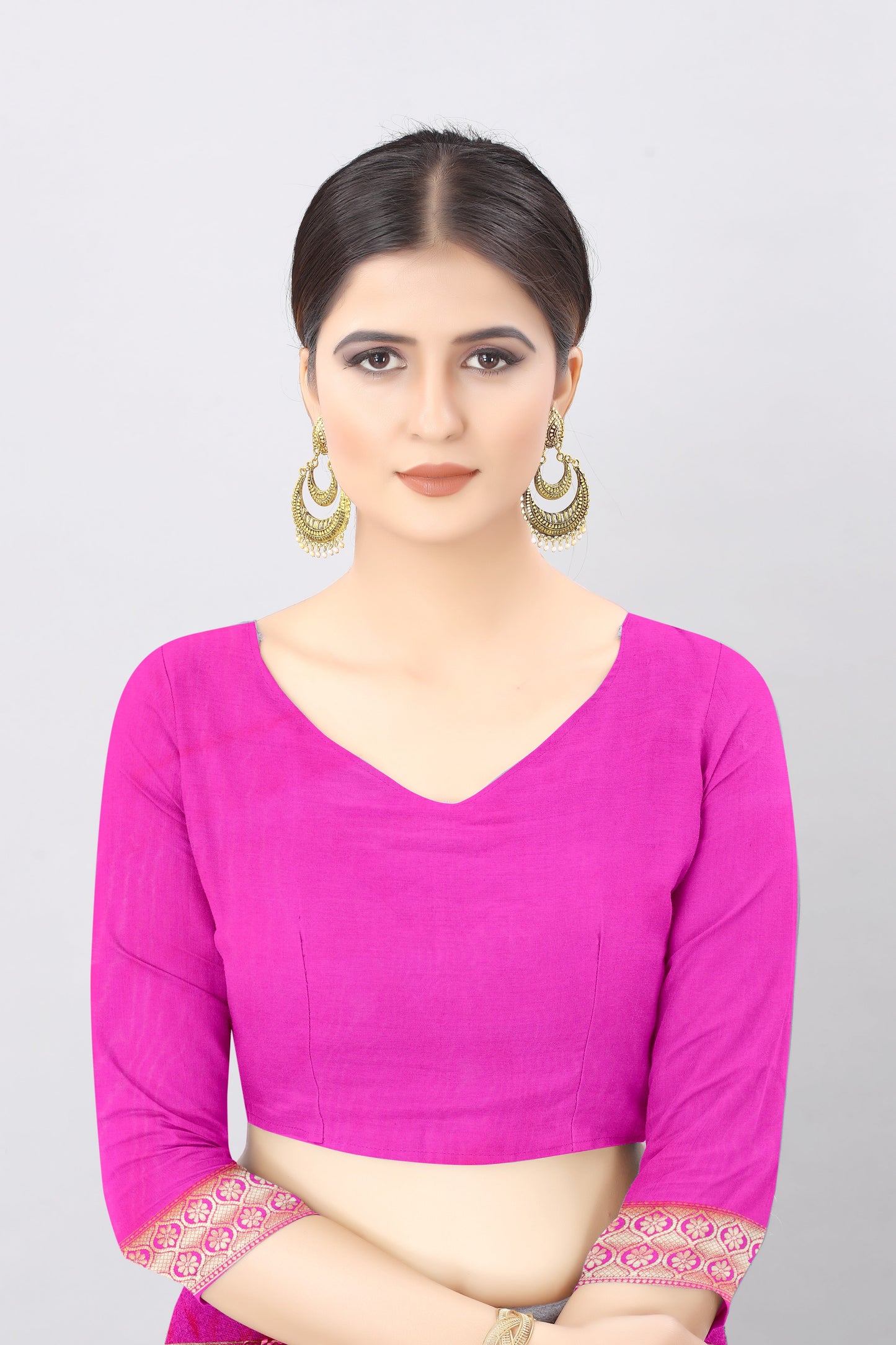 Pink-Golden Touch Woven Design Banarasi Saree