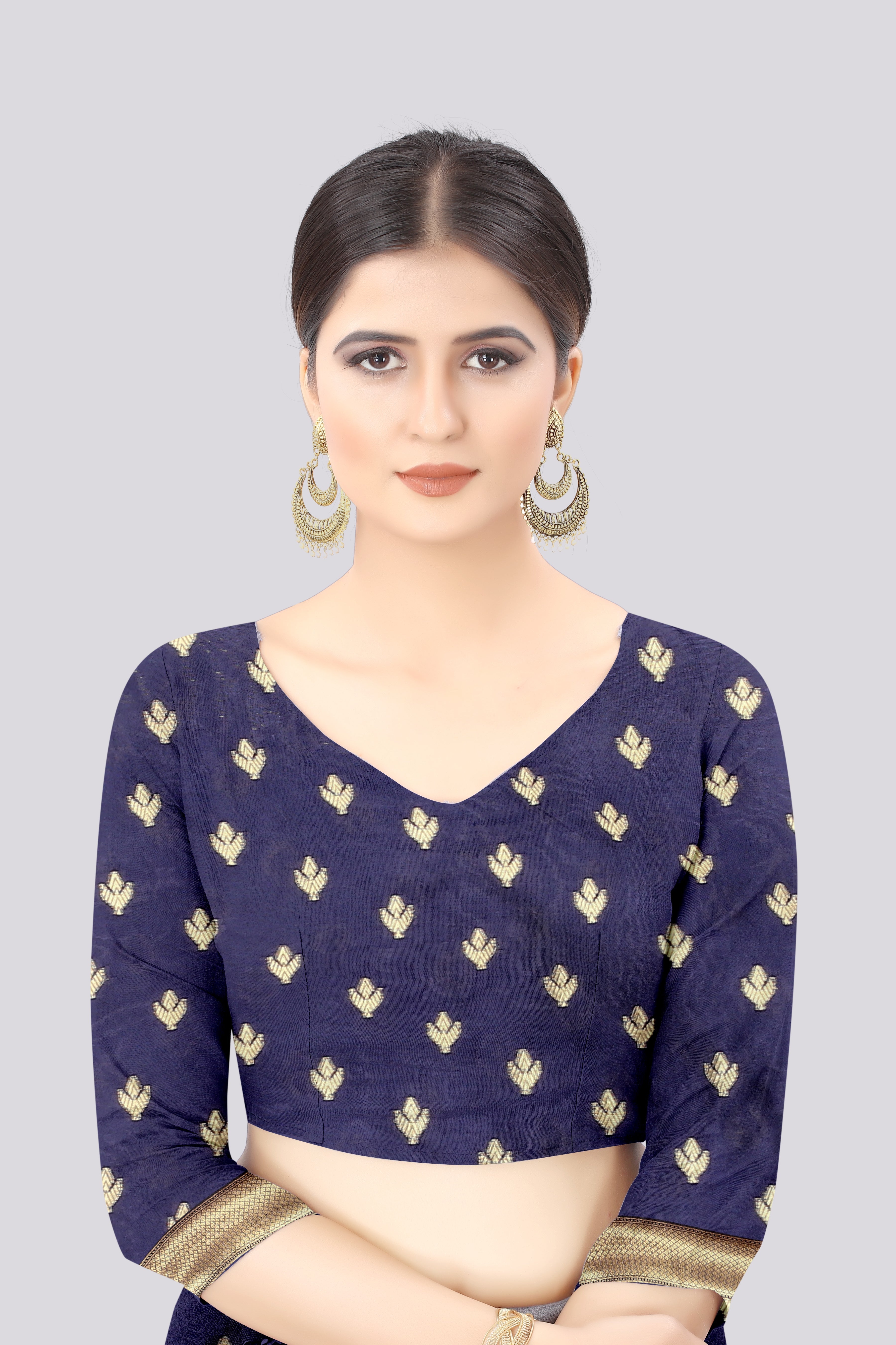 Banarasi Silk Woven Design Saree With Tassels