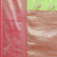 Green & Gold Zari Woven Banarasi Silk Saree