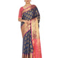 Navy-Golden Touch Woven Design Banarasi Saree