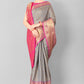 Women Heavy Border Checks Weaving Work Saree With Rich Pallu