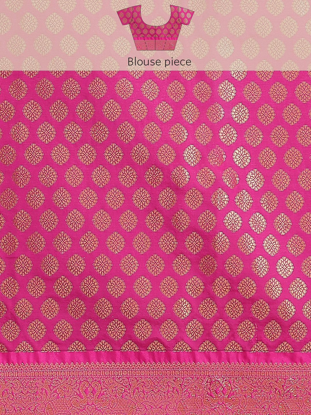 Women Heavy Border Checks Weaving Work Saree With Rich Pallu