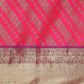 Women Heavy Border Checks Weaving Work Saree With Rich Pallu