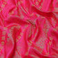 Women Heavy Border Checks Weaving Work Saree With Rich Pallu