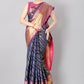 Women Heavy Border Checks Weaving Work Saree With Rich Pallu