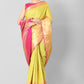 Women Heavy Border Checks Weaving Work Saree With Rich Pallu