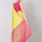 Women Heavy Border Checks Weaving Work Saree With Rich Pallu
